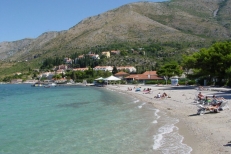 The best Cavtat beach 10 min easy walk from apartment