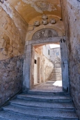 stone entrance gate