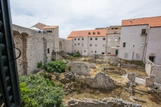Ruins in the Old town near apartment