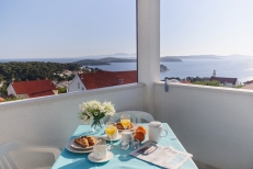 balcony with sea view