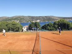 tennis court near apartment