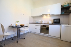 Kitchen with dining area